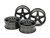 Tamiya 54853 Medium-Narrow Twin 5-Spoke Wheels 24Pcs mm Width, Offset +2 (Black) 4Pcs