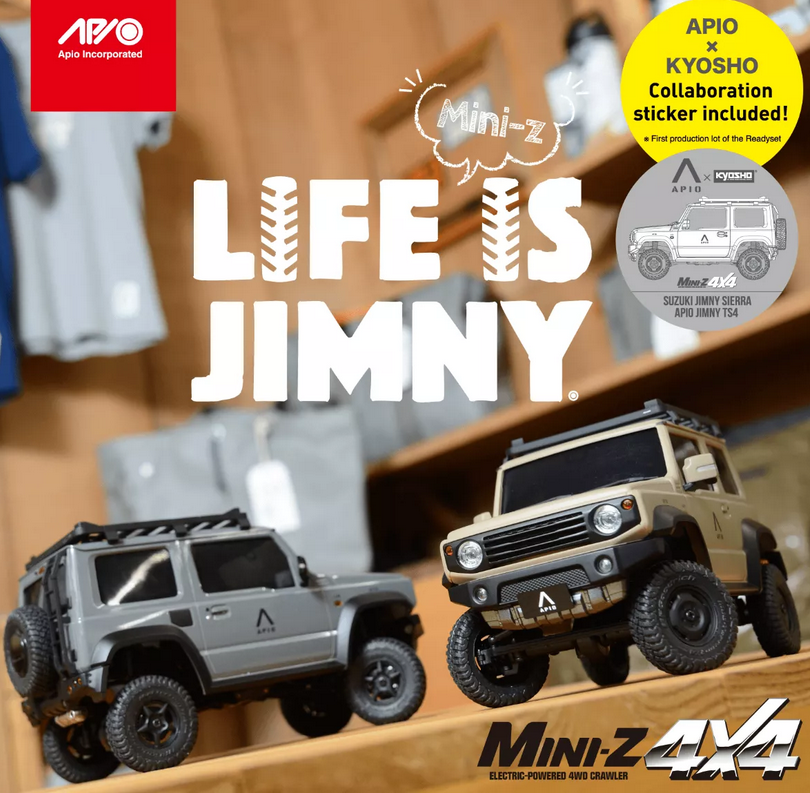 Kyosho 32523Y Mini Z 4x4 MX-01 Suzuki Jimny Sierr APIO Medium Gray