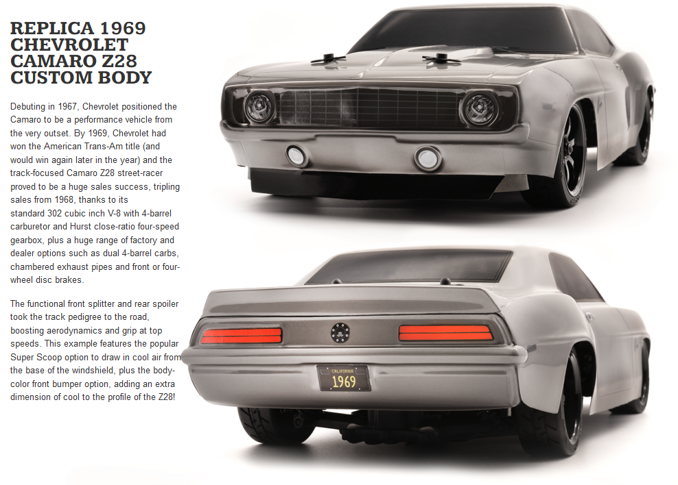 HPI 1/10 1969 CHEVROLET CAMARO Z28 カマロ HPI 1/10 RC Car 1969 CHEVY CAMARO Z28 AWD -RTR - #160423