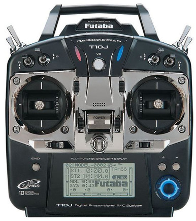 ホビーラジコン Futaba 10J 10-Channel Digital R/C System Futaba 10CH 10JA 2.4GHz Transmitter with R3008SB Receiver Mode 1
