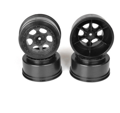 Ruote Posteriori Traxxas 2.2/3.0 Cromo Nero Ruote Traxxas 9473R Per Drag Slash - Cromate E Nere, Posteriori, Per Racing Ruote Traxxas 9473r Posteriori Drag Racing Cromo Nero - Foto 9