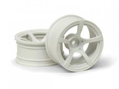 HPI Racing 120205 R5 Wheels White 9mm Offset 2Pcs