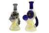 7" Silver Fumed Monster Eye Mini Water Pipe