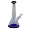 12" Clear Beaker 50x 9mm w/ Color Rim Accent