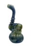 7" Green Sherlock With Fumed Work Bubbler