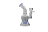 6" Color Accent W/ Disc Perc Mini Water Pipe