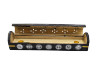 Black Coffin Box w/ 7 Chakras