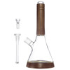 Connect Beaker Walnut Water Pipe