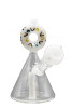 6.5" Beaker w/ Doughnut Mini Water Pipe