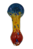 4.5" Frit Triple color hand pipe