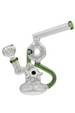 MWP-2001 7in mini recycler sidecar water pipe