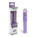 Ooze Slim Clear Series Vape Battery - Ultra Purple
