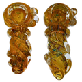3.5" Twisted Frit with Ring Design Hand Pipe 5pk