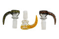 14mm Clear/Color Handle Glass Bowl