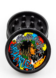 Wiz Khalifa x SCS - Black Hemp 2pc Grinder - Santa Cruz Shredder