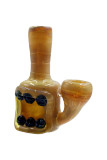 4" Silver fumed open mouth dry pipe