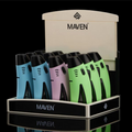 Maven Razor Blue Pink Neon Green Torches 9 ct Display