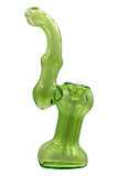 6" USA Green Color Tubing Bubbler