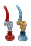 8" Frit and Color Rod Sherlock Bubbler