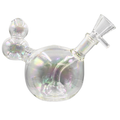 6" Iridescent Bubbles Mini Water Pipe