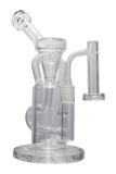 Crooks Clear Edition - 10 " Recycler Rig w/ gridded perculator