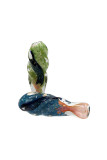 CH-209 3" Gold Fumed Frit chillum with dichro line