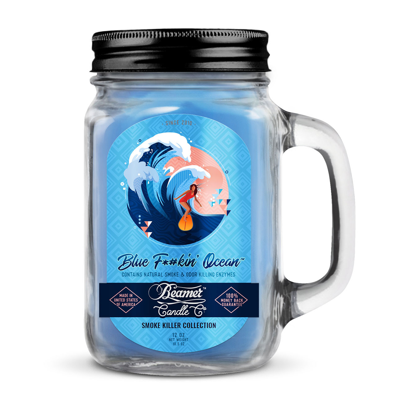 Beamer Candles Blue F*#kin' Ocean 12oz