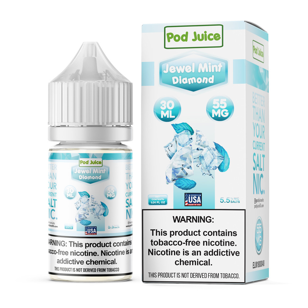 Pod Juice Jewel Mint Diamond TF 35mg Salt Nicotine 30ml