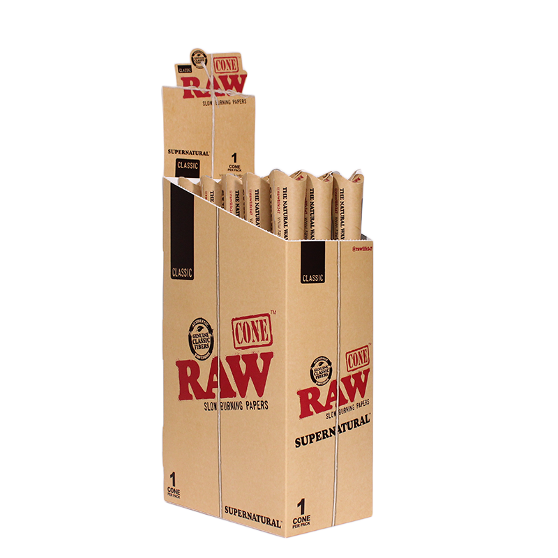 Supernatural RAW Natural Paper Cones 1ct