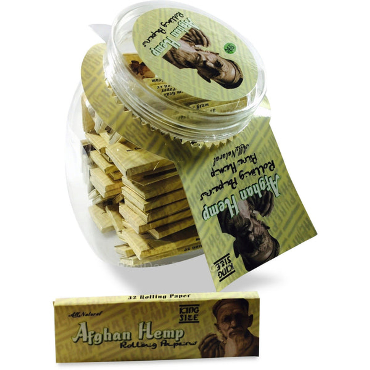 Afghan Hemp Jar King Size Papers (50ct)