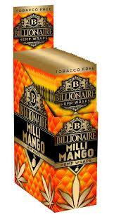 Billionaire Hemp Wraps - Milli Mango 25ct