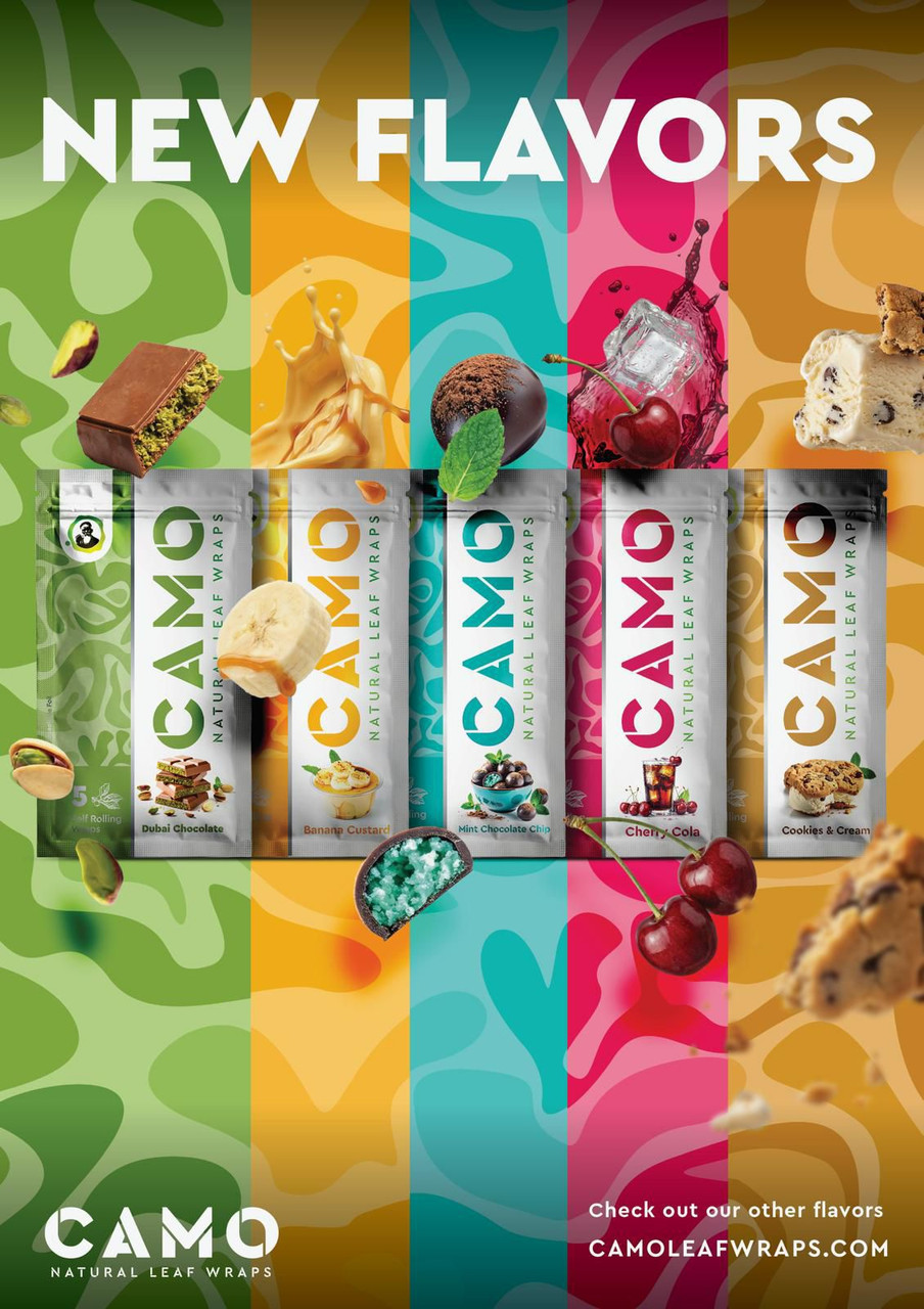 Camo Natural Leaf Wraps