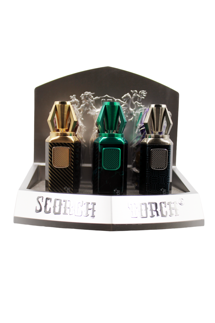 Scorch Torch 5" Tall Single Flame Hexagon Torch Lighter 61863-1