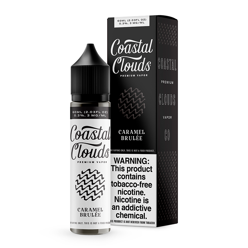 Coastal Clouds Caramel Brulee- 60ml - 3mg