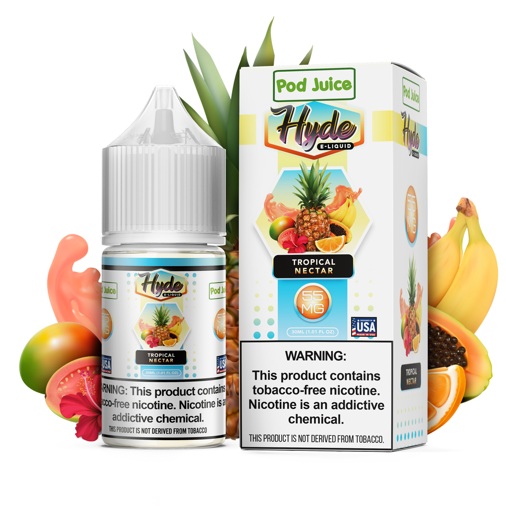 Hyde x Pod Juice Tropical Nectar TF 55mg Salt Nic 30ml