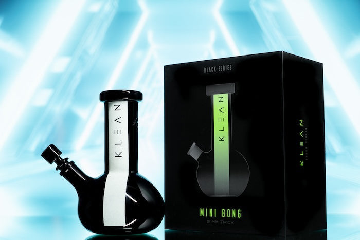 Klean -  8" Round Bottom Shape Mini Water Pipe