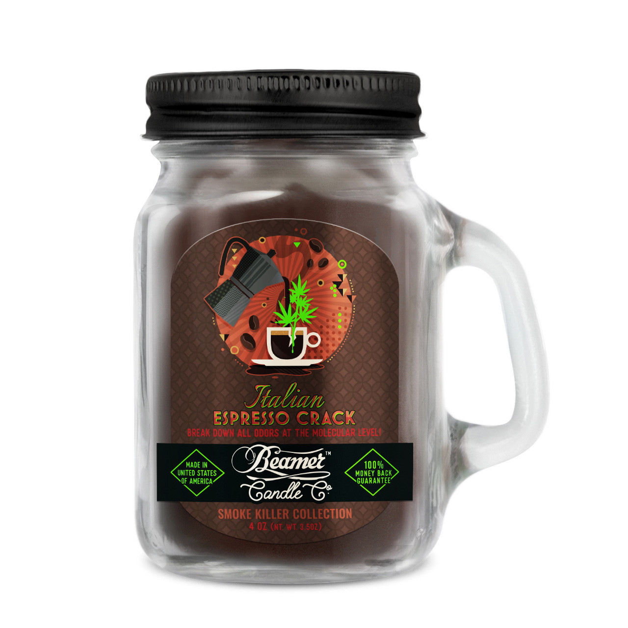 Beamer Candles Italian Espresso Crack 4oz