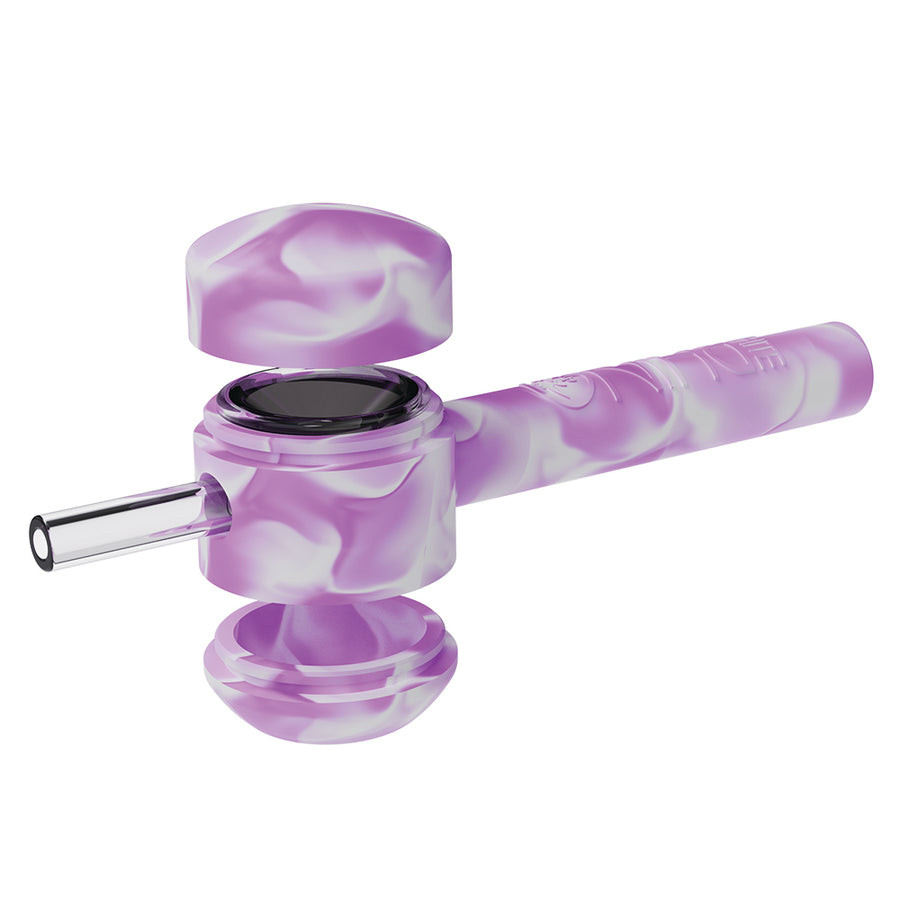 Flip Handpipe to Straw Glow in the dark - White Rhino