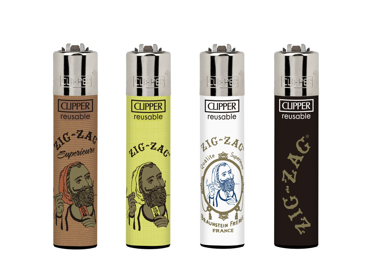 Clipper lighters- ZigZag Logo 48ct