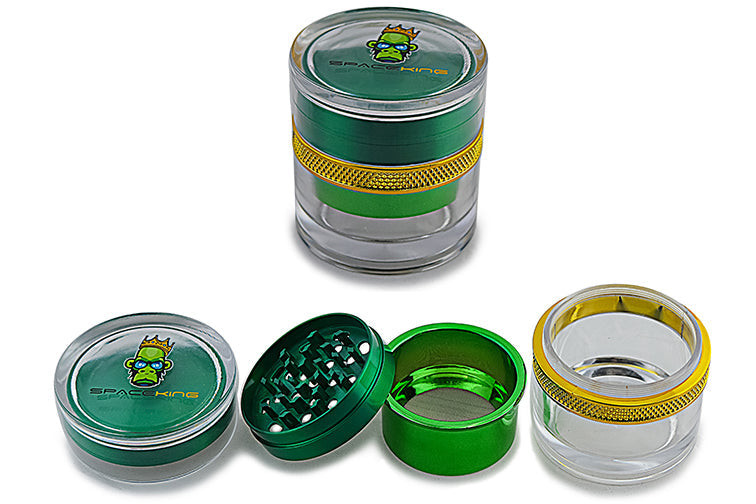 63mm 4 Part Clear Grinder - Space King