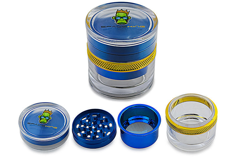 63mm 4 Part Clear Grinder - Space King