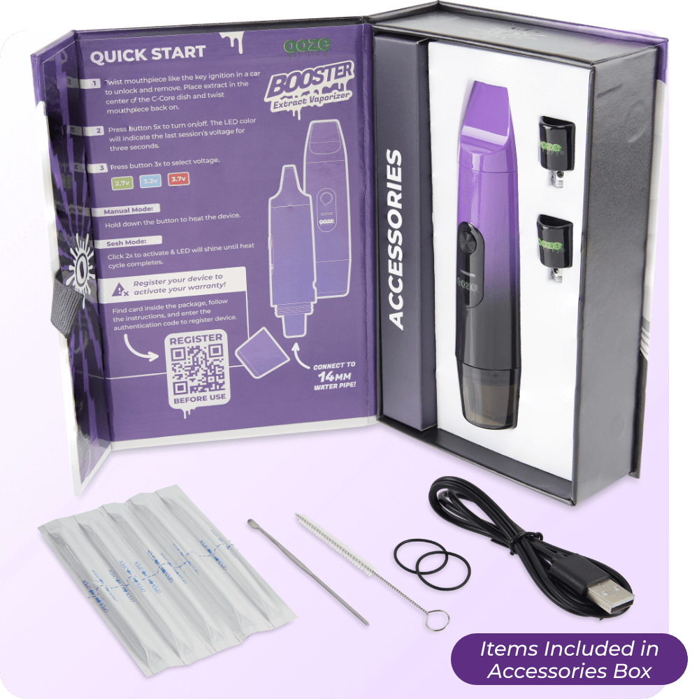 Ooze Booster 2-in-1 Wax Kit- Galaxy Purple