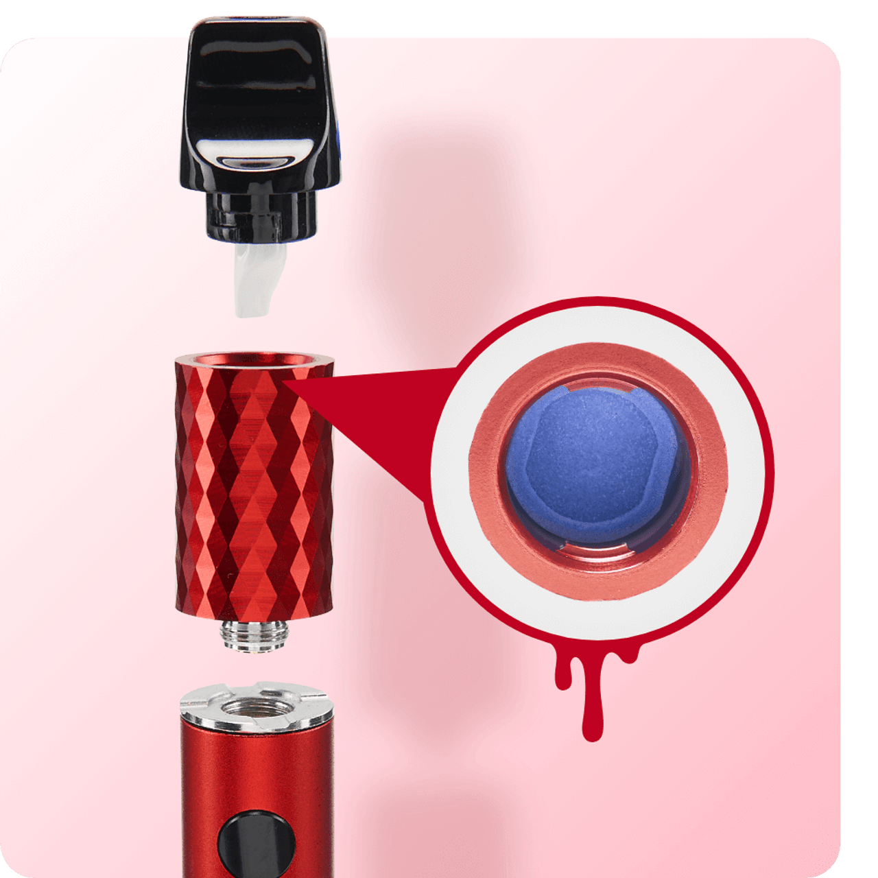 Ooze Beacon Extract Vaporizer- Midnight Sun