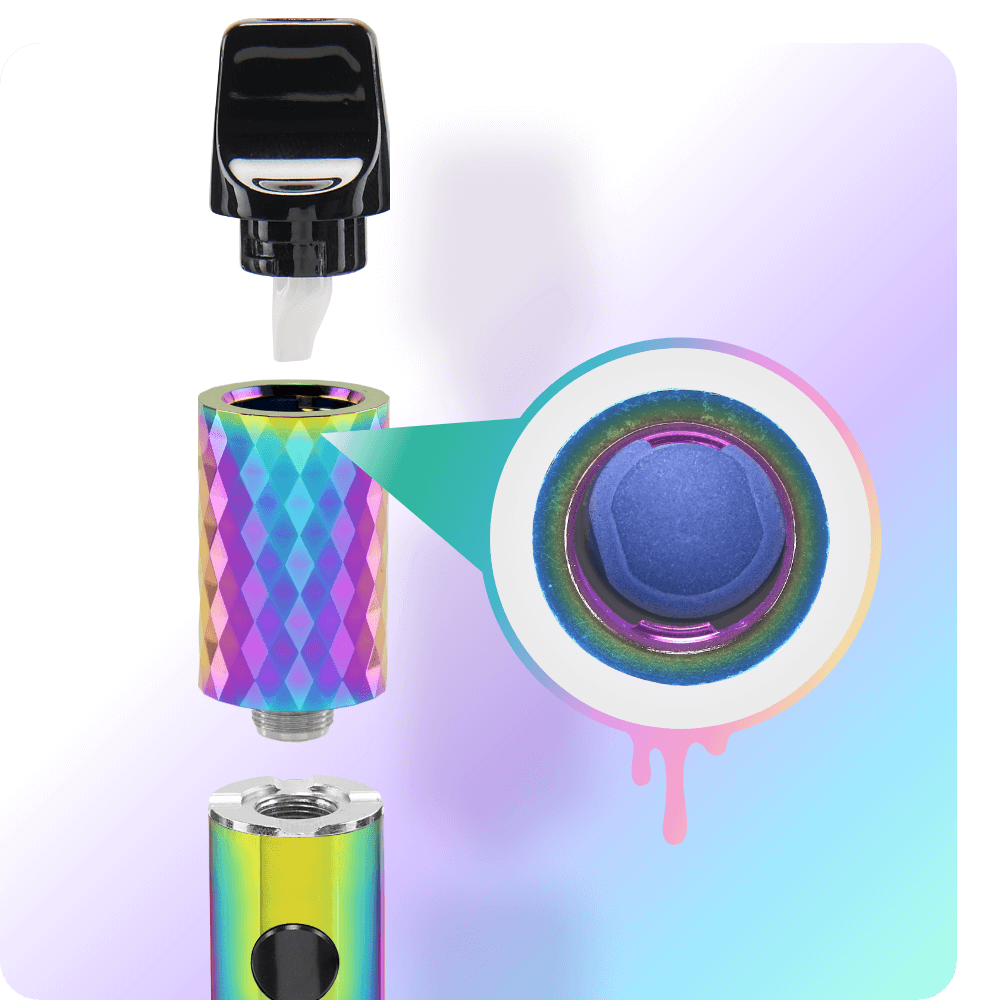 Ooze Beacon Extract Vaporizer- Rainbow