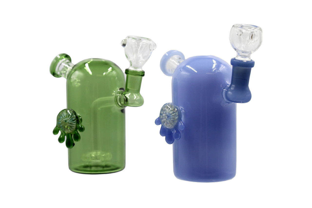 5.5" Egg Shape Mini Water Pipe w/ locket