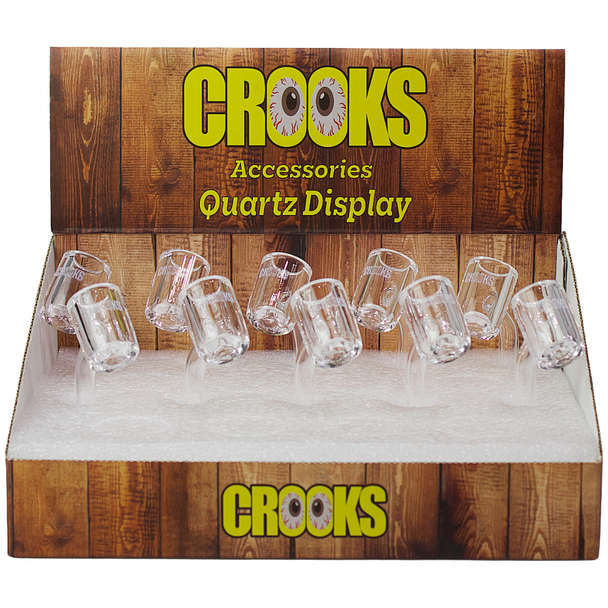 Crooks Accessories - Quartz Dispaly Classic  10pk 4mm Thick