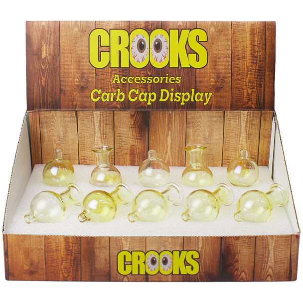 Crooks Accessories - Carb Cap Display 10pk