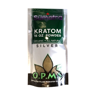OPMS Silver Red Vein Sumatra 16oz powder kratom