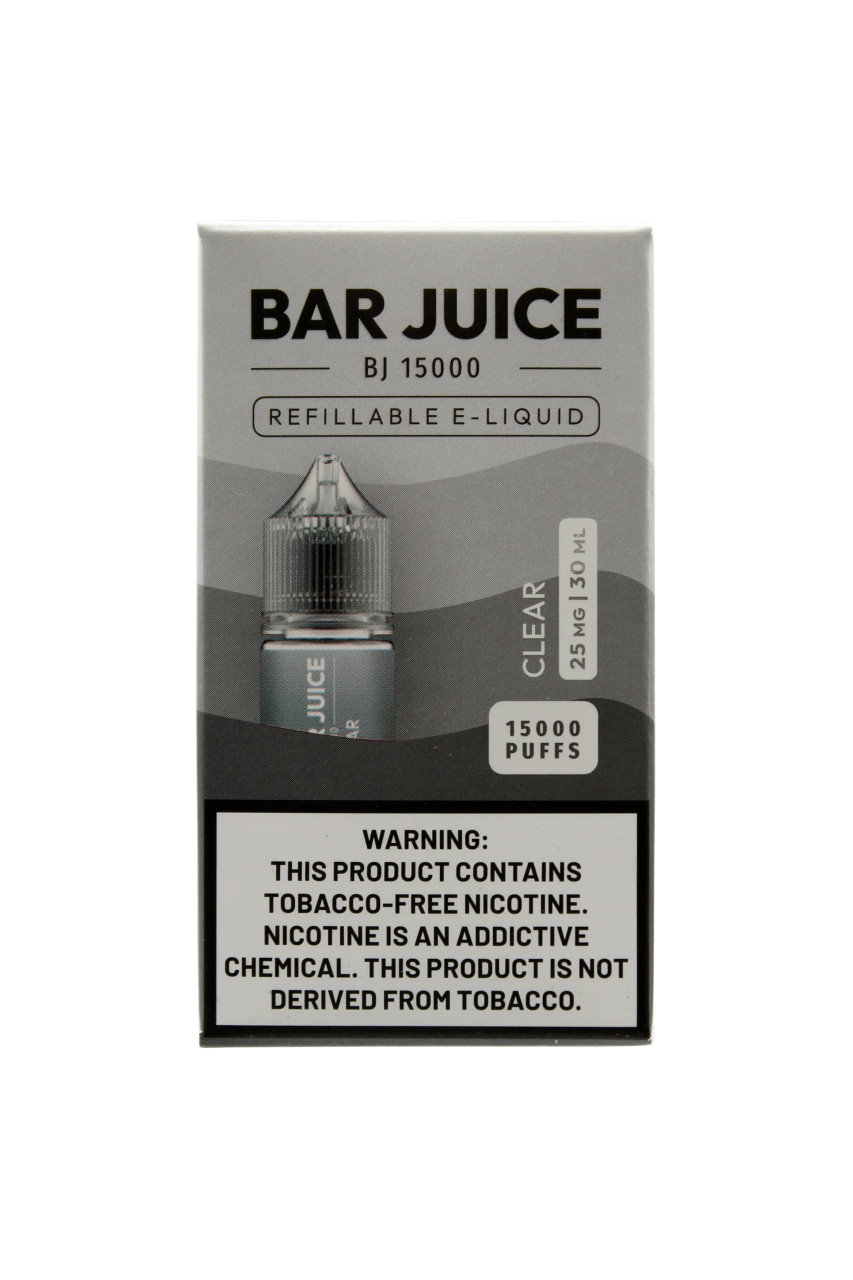 Bar Juice- Clear 25mg 30ml