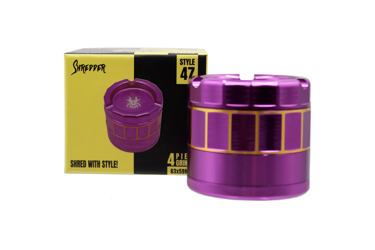 Shredder 4 Piece 63mm Ashtray Grinder #47